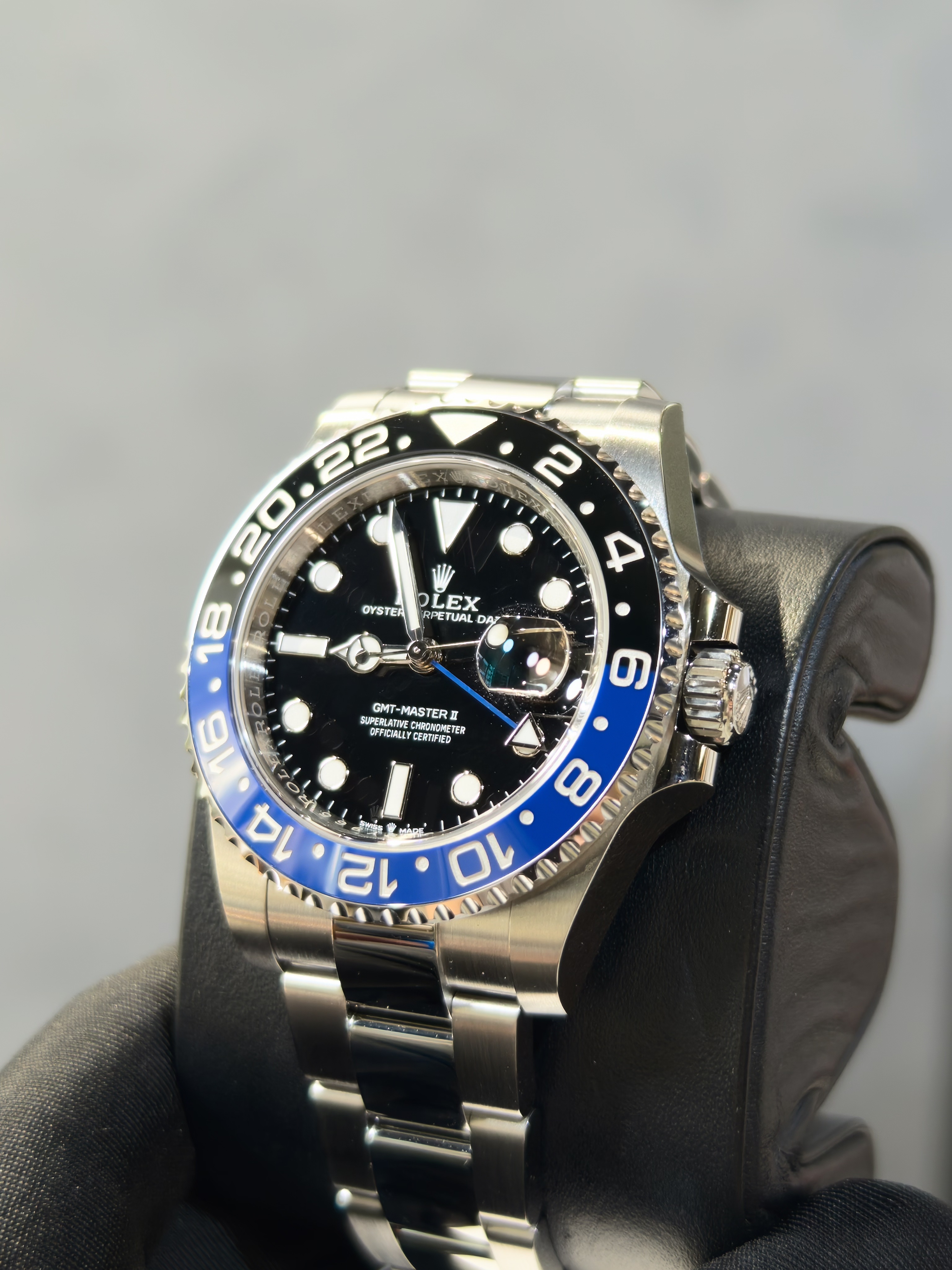 BRAND NEW ROLEX 126710BLNR 126710 GMT-MASTER II BATMAN BLACK DIAL BLUE HAND OYSTERSTEEL 40mm