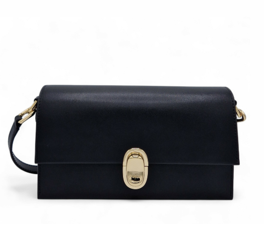 [U] FURLA NERO WB0171800104S00A0055W3X ECLISSE S CROSSBODY - VITELLO SIDNEY, 8050597636566 (UF336)