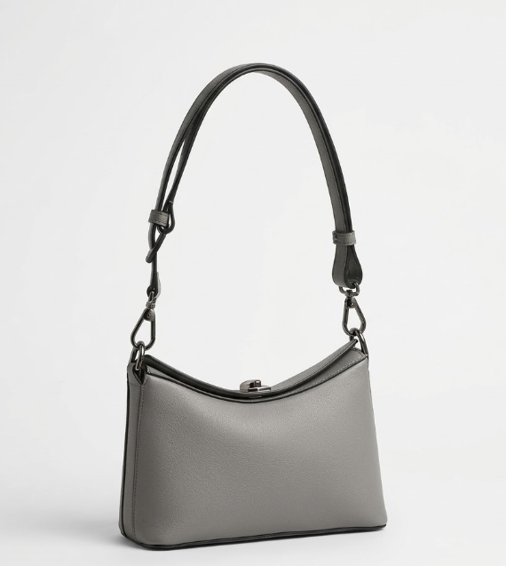 [U] FURLA CENERE WB014860016IF00A01C5WGX DANAE S SOFT HOBO - VITELLO KERIA+VITELLO SIDNEY, 8050597557458 (UF332)