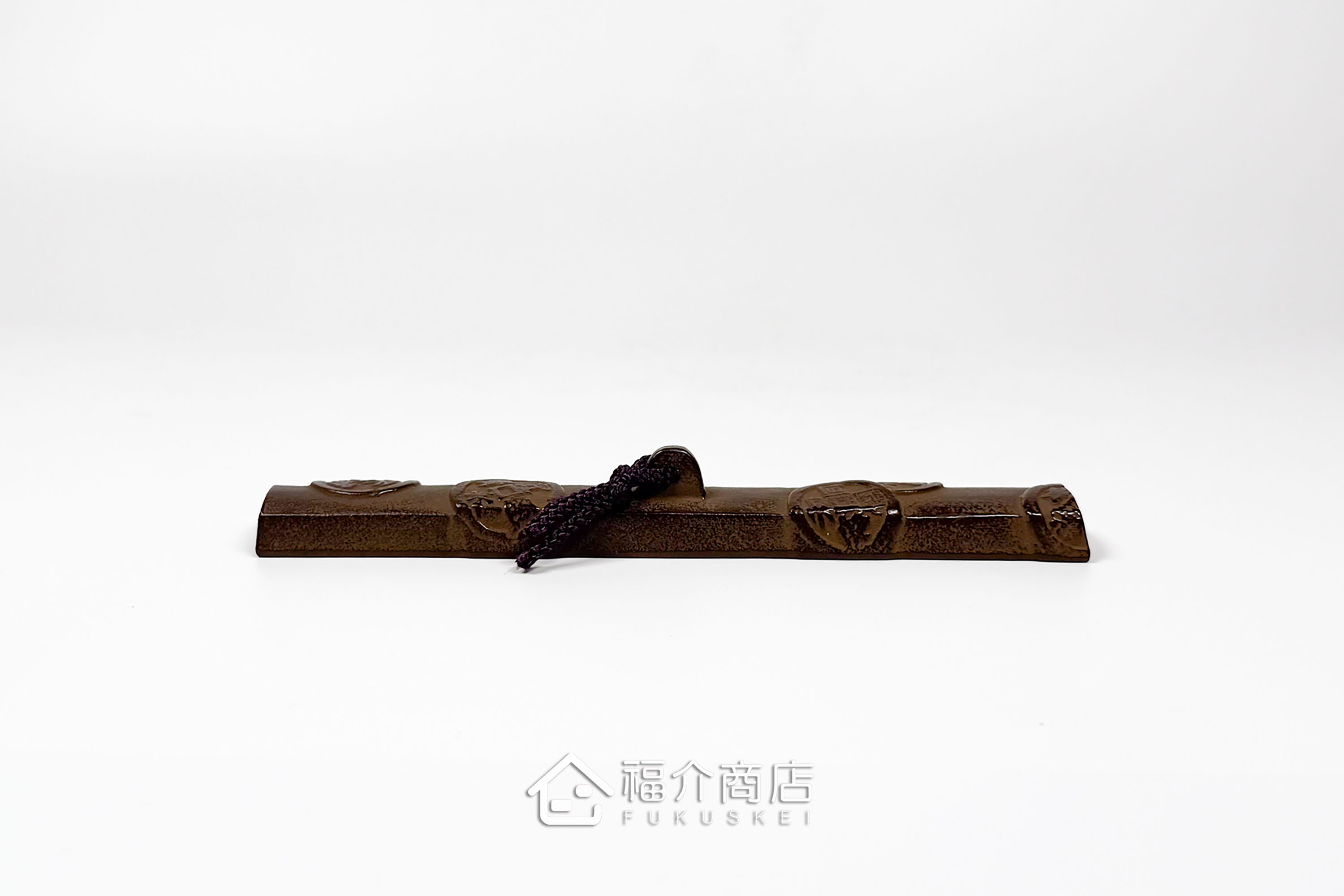 壓住紙張防止移動的櫻花造型鑄鐵材質文鎮