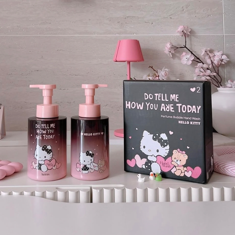 韓國 HETRAS × HELLO KITTY 限量聯名泡沫氛洗手液2入515ml*2