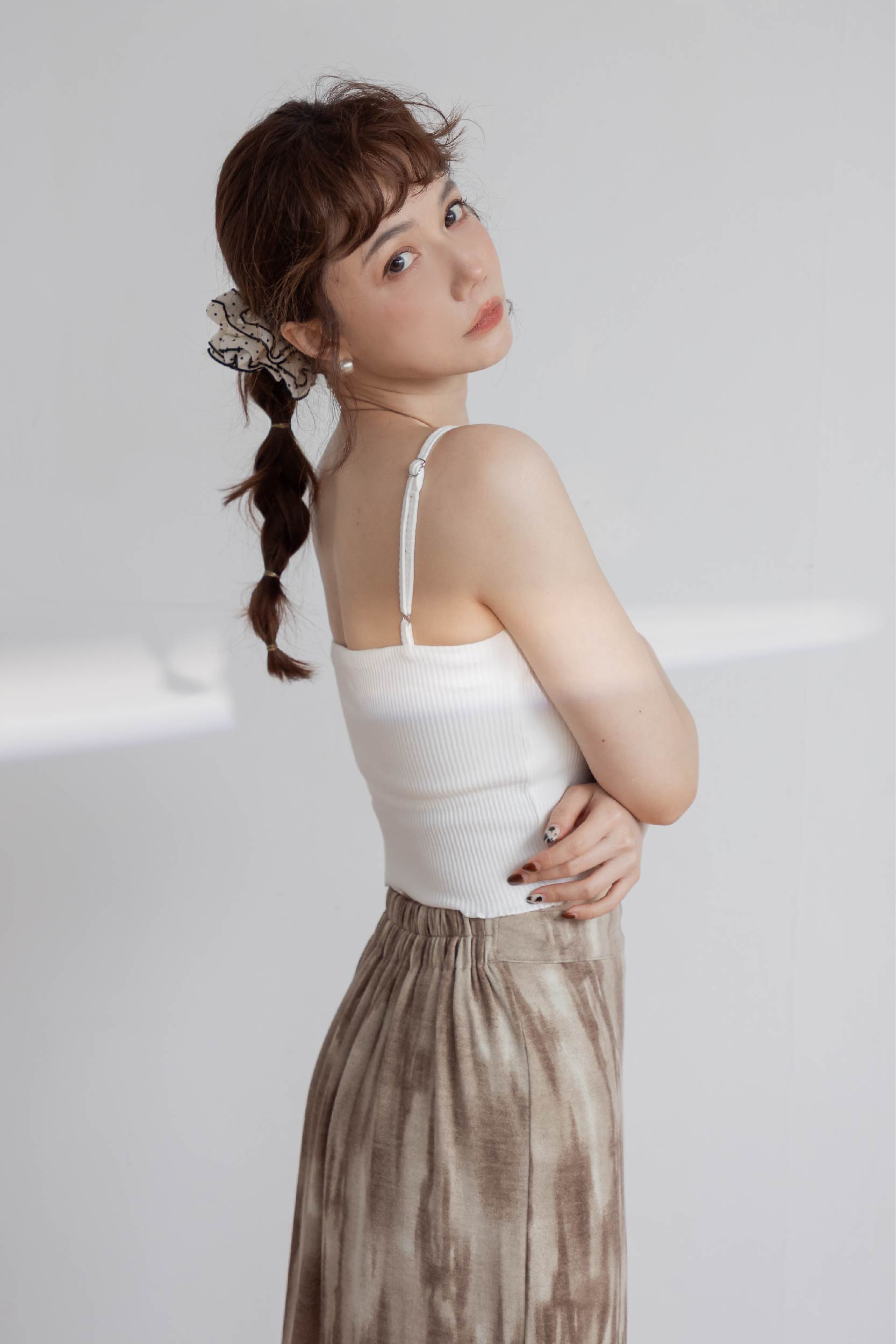 坑條平口木耳邊小可愛