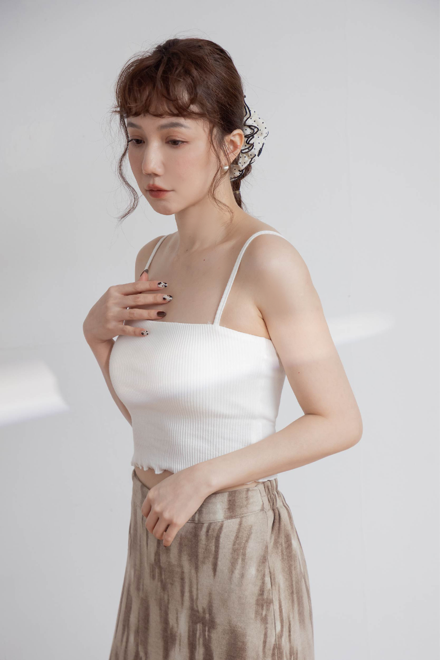 坑條平口木耳邊小可愛