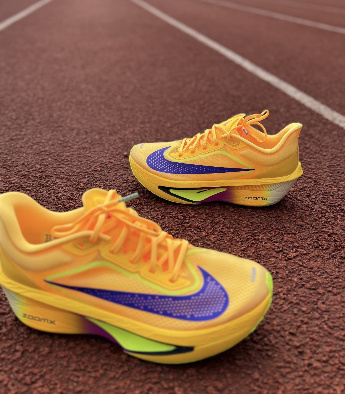 女鞋 NIKE W ZOOM FLY 6 黃紫 緩震 透氣 防滑 碳纖維 慢跑 運動鞋【FN8455-800】