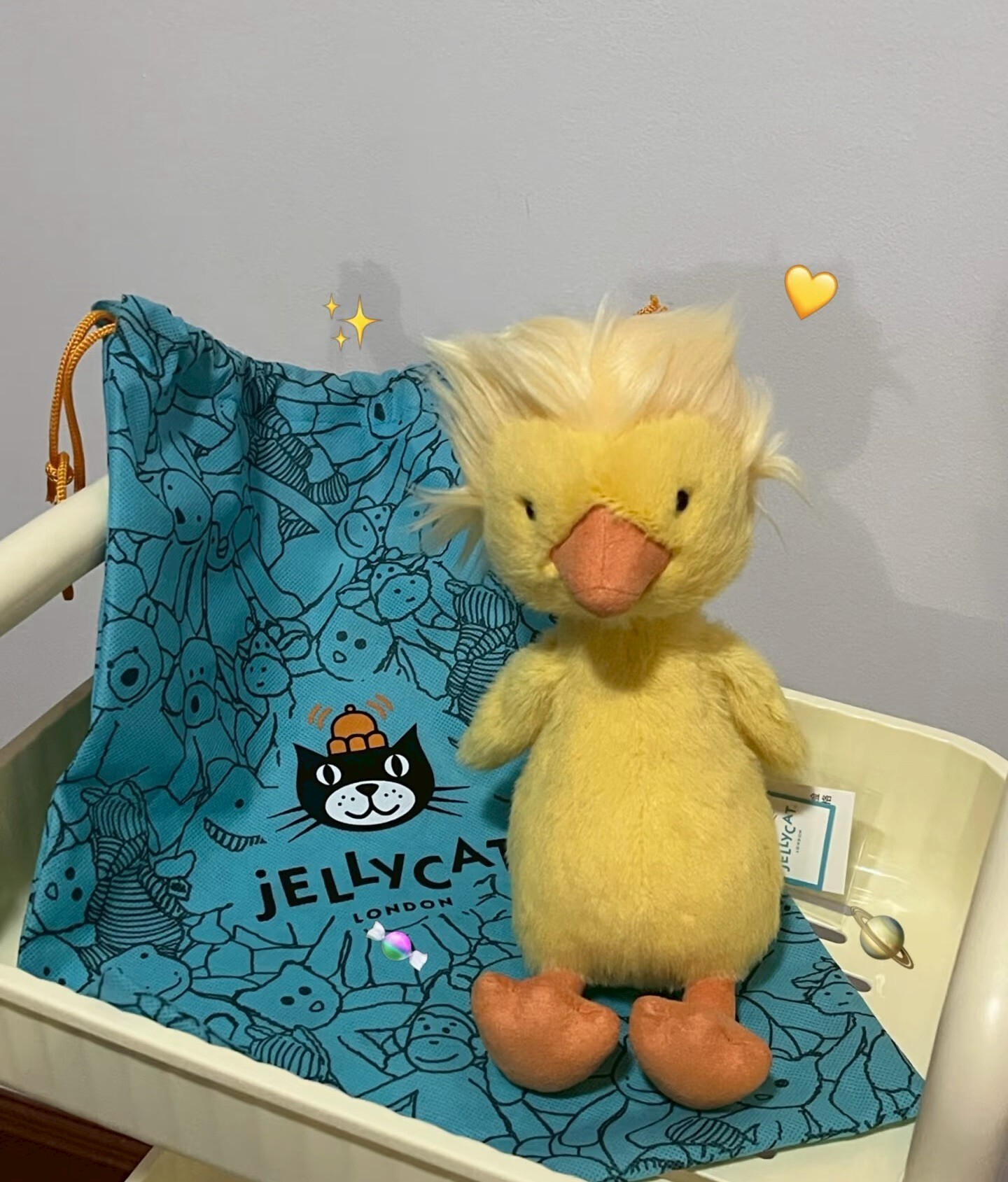 【Luxury】 爆炸頭系列Jellycat 炸毛小鴨 川普鴨 爆炸頭小鴨 代購 Jellycat 企鵝 鴨 王世堅 玩偶 抱枕 娃娃 炸毛企鵝 毛絨玩偶