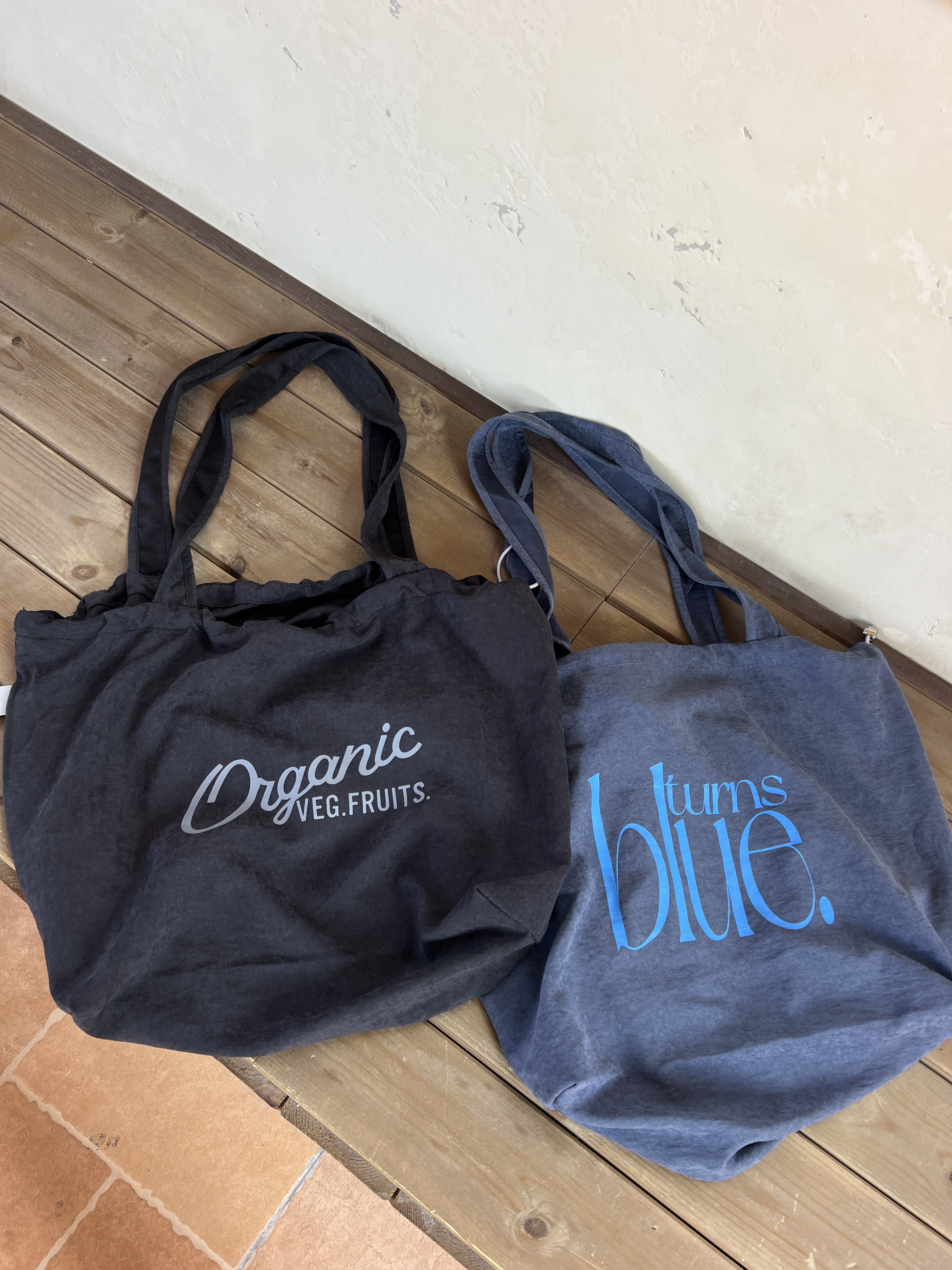 字母帆布購物包*2色