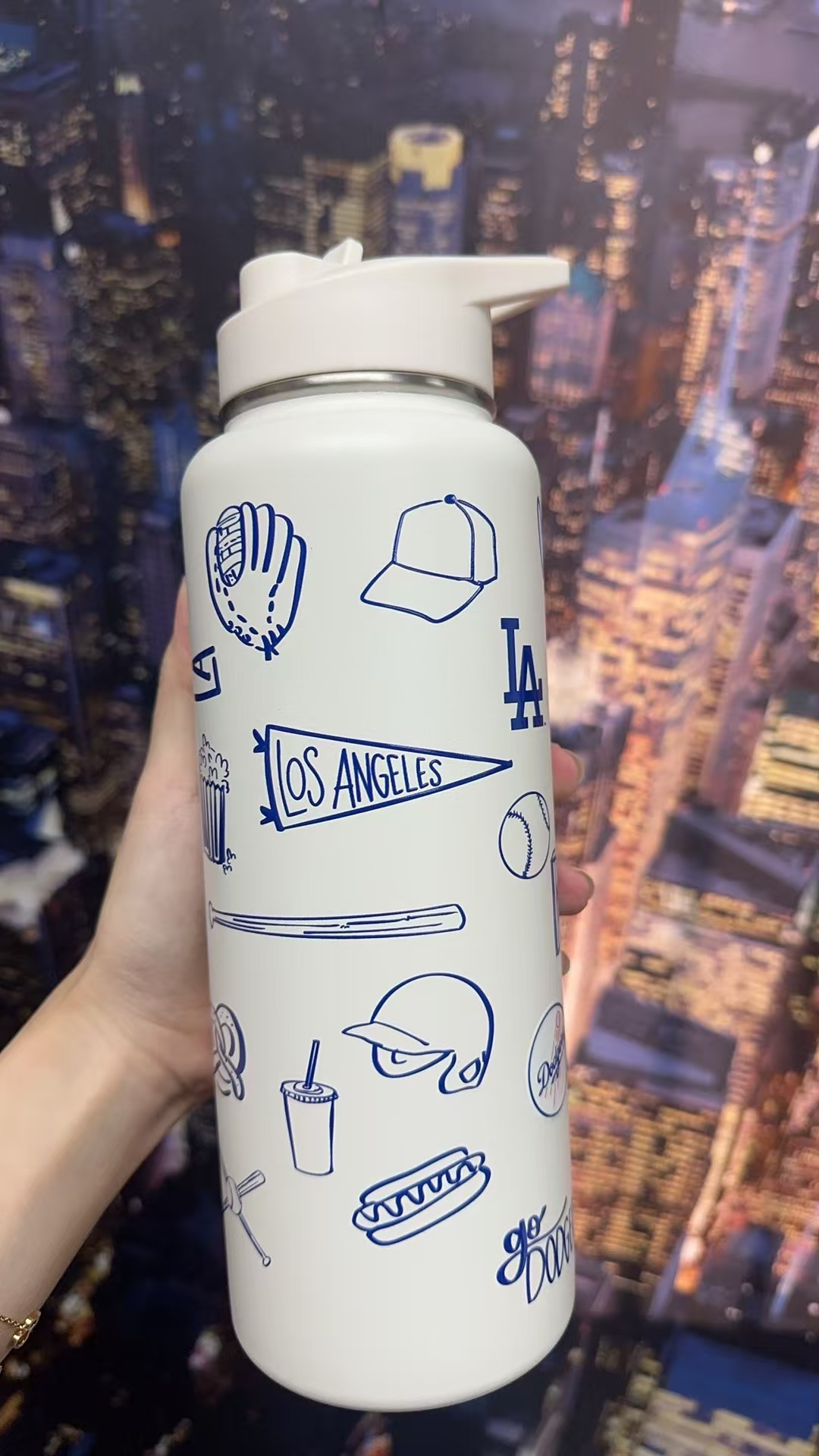 【直播】LX031903 MLB 洛杉磯道奇隊保溫杯