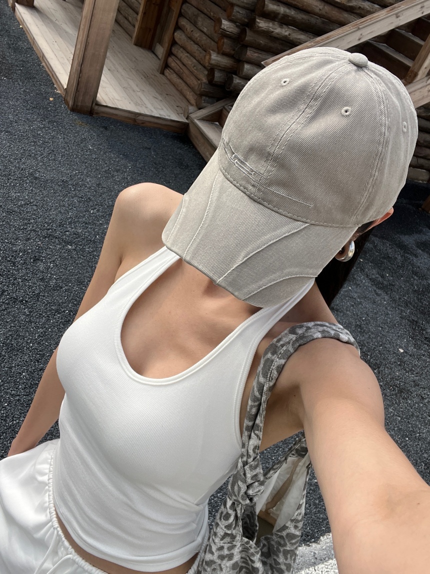 Y2K機車風刺繡老帽*2色