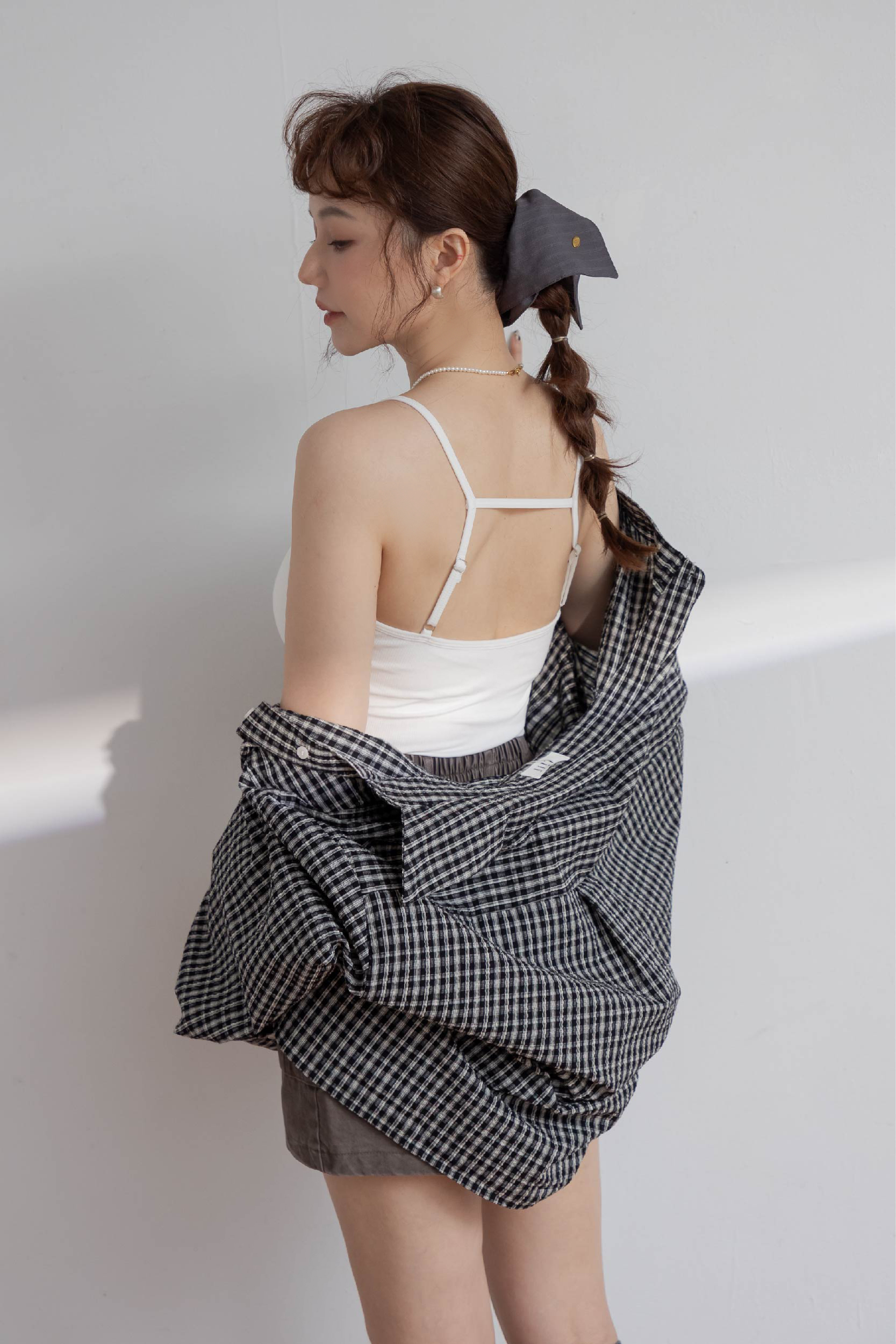 大U領美背親膚背心