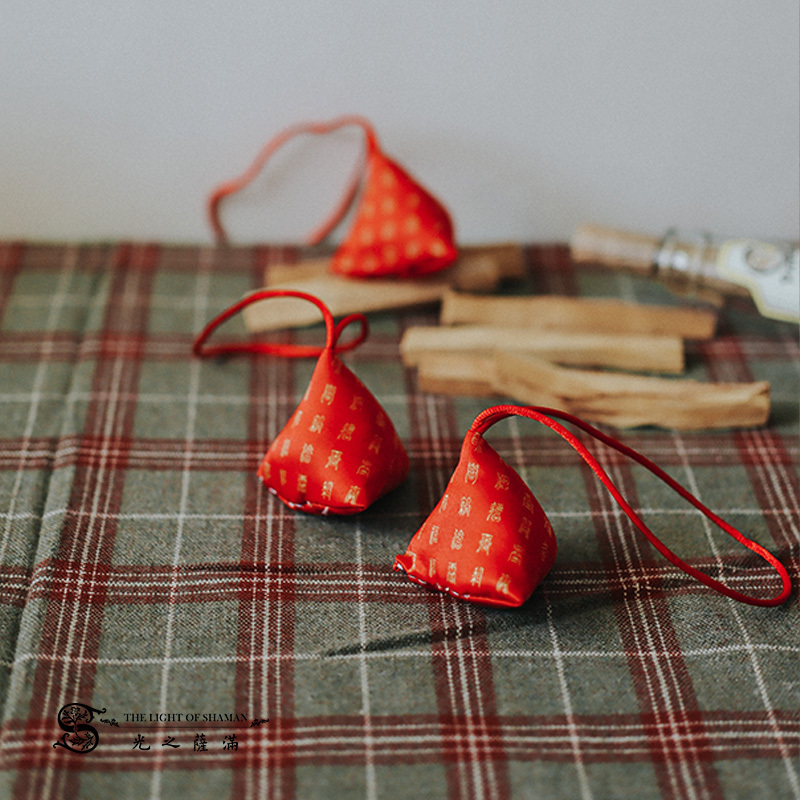 真正秘魯進口老木 印加聖木招財避邪聖品 正宗秘魯進口印加聖木香包 手工縫製-光之薩滿