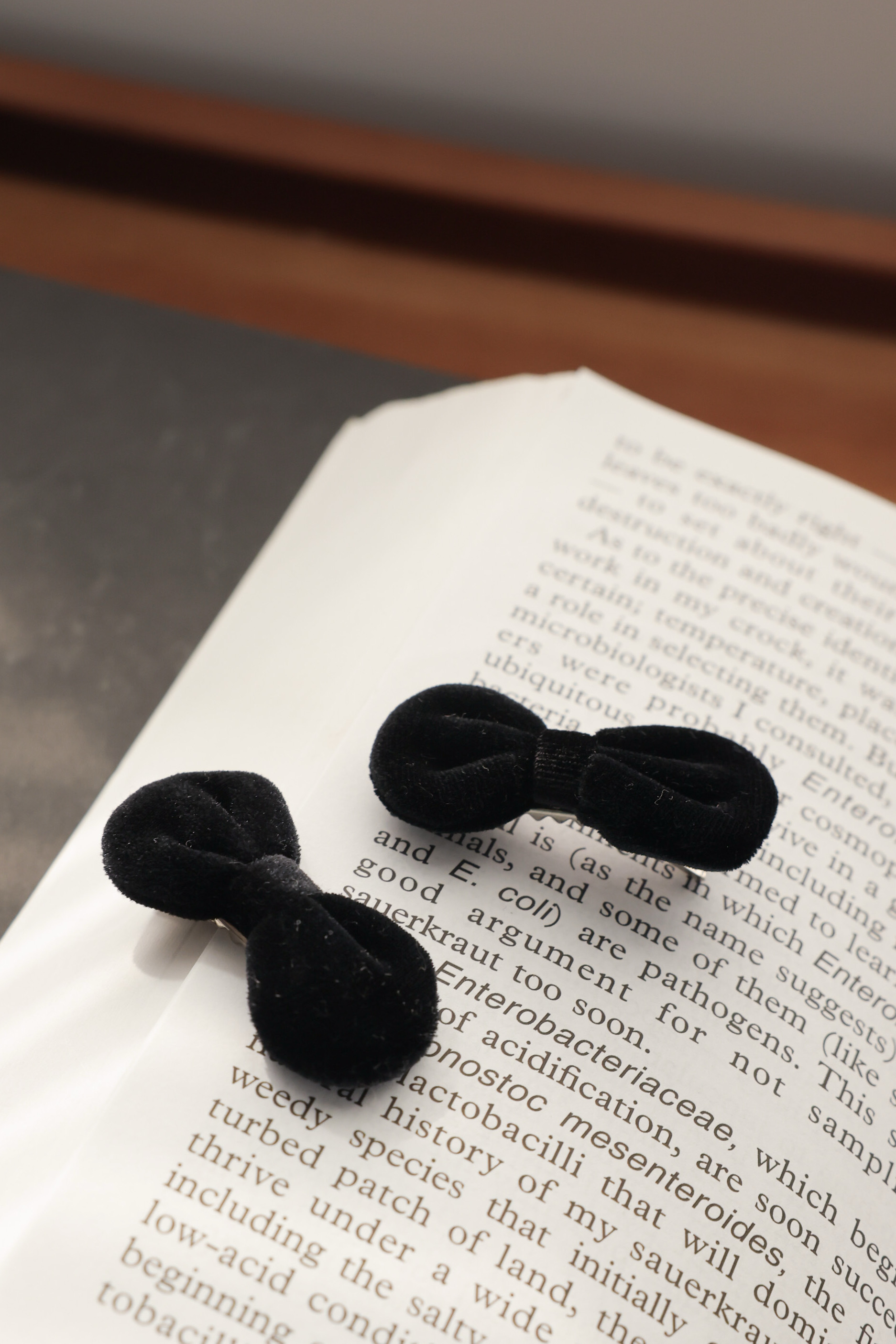 超可愛絨布蝴蝶結髮夾 HA97