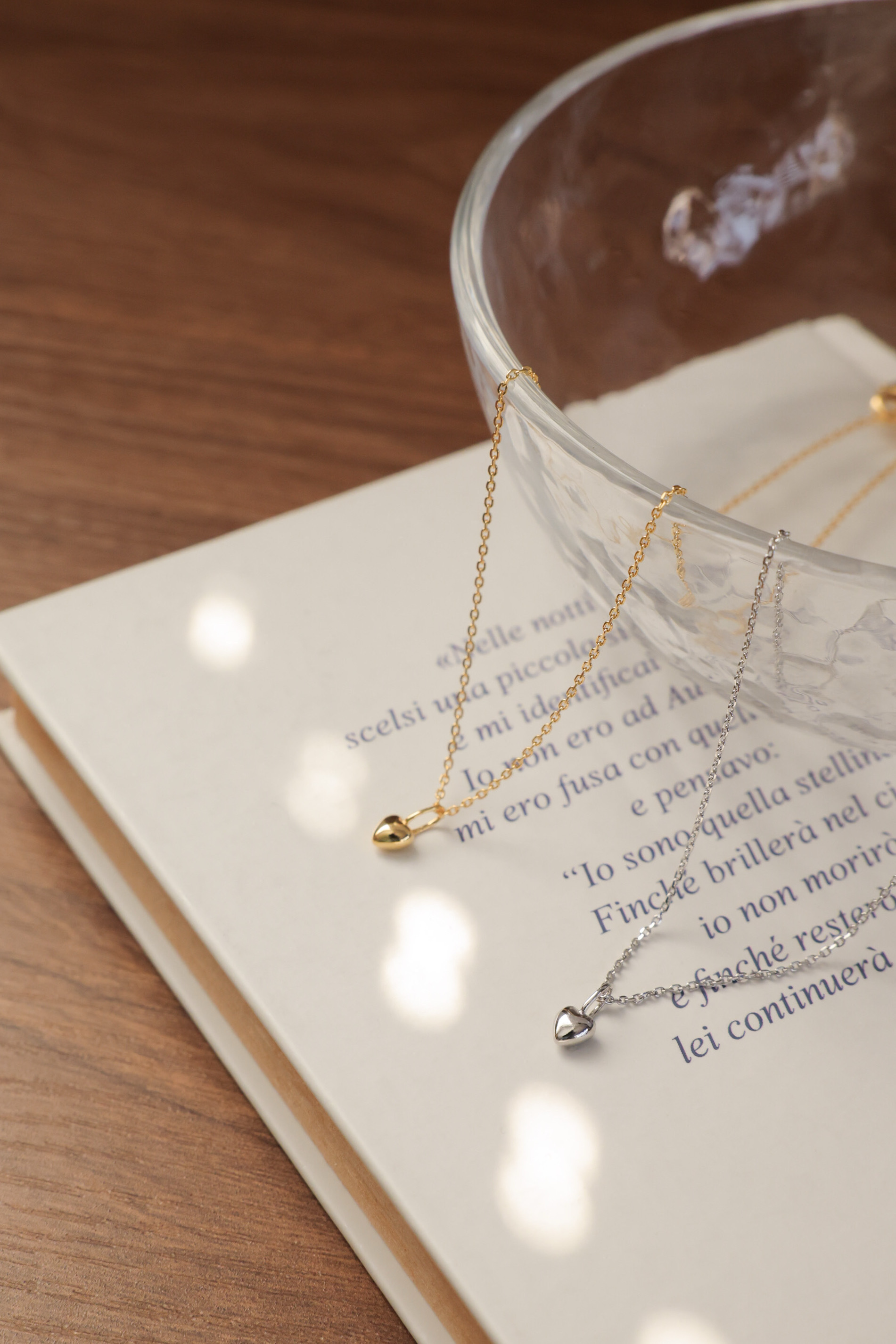 （現貨）垂墜式立體愛心項鍊 HA91