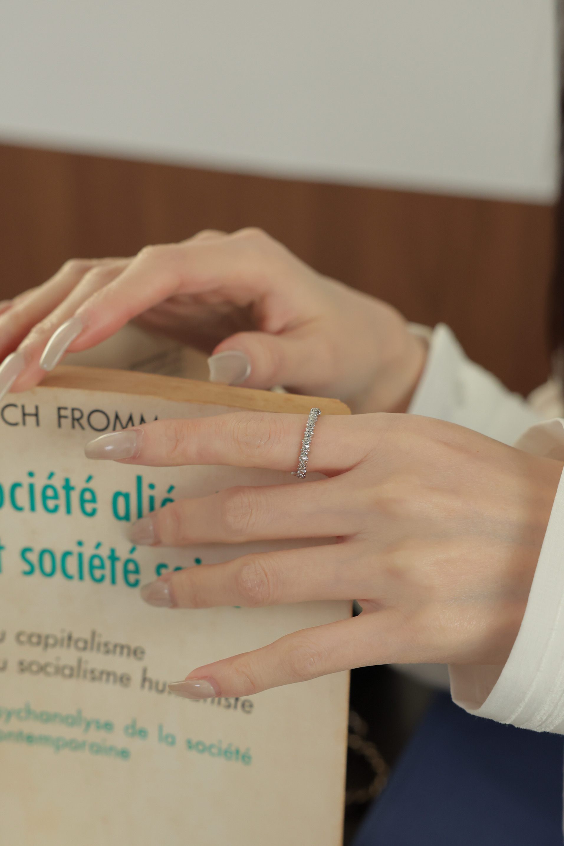 不規則切割戒指 HA96