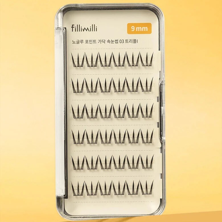 FilliMilli 免膠分段式假眼睫毛 36pcs (附送睫毛攝子)