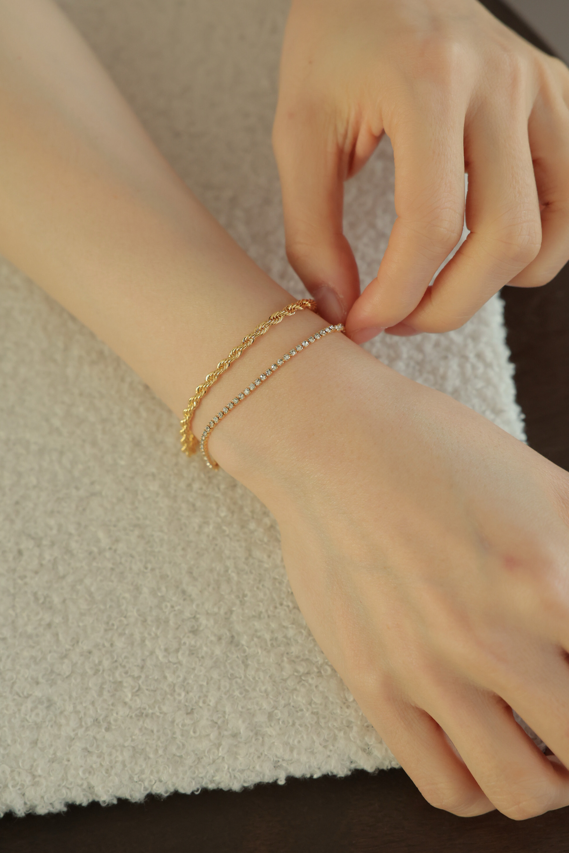 疊搭好幫手水鑽手環 HA80