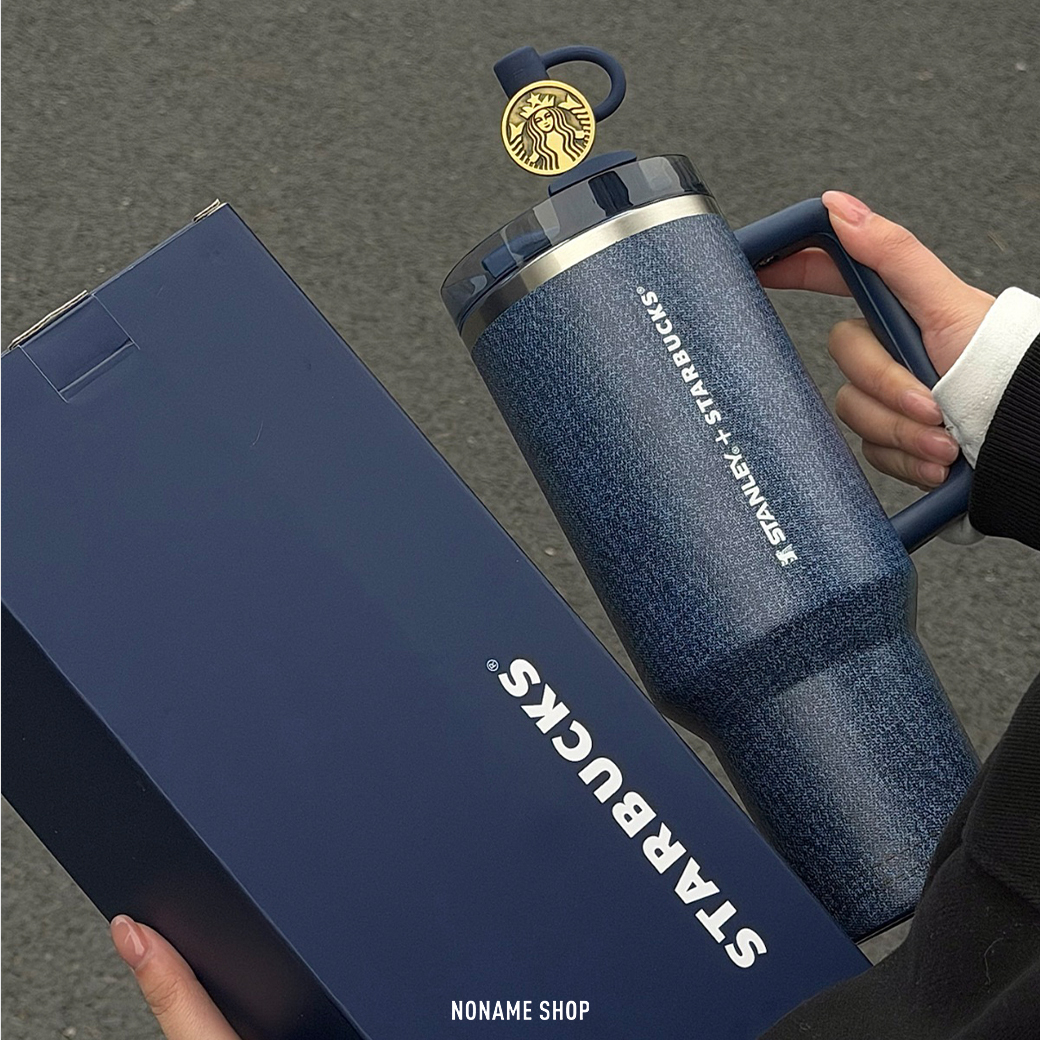 STARBUCKS X STANLEY 聯名款 單寧星咖系列 牛仔 冰壩杯