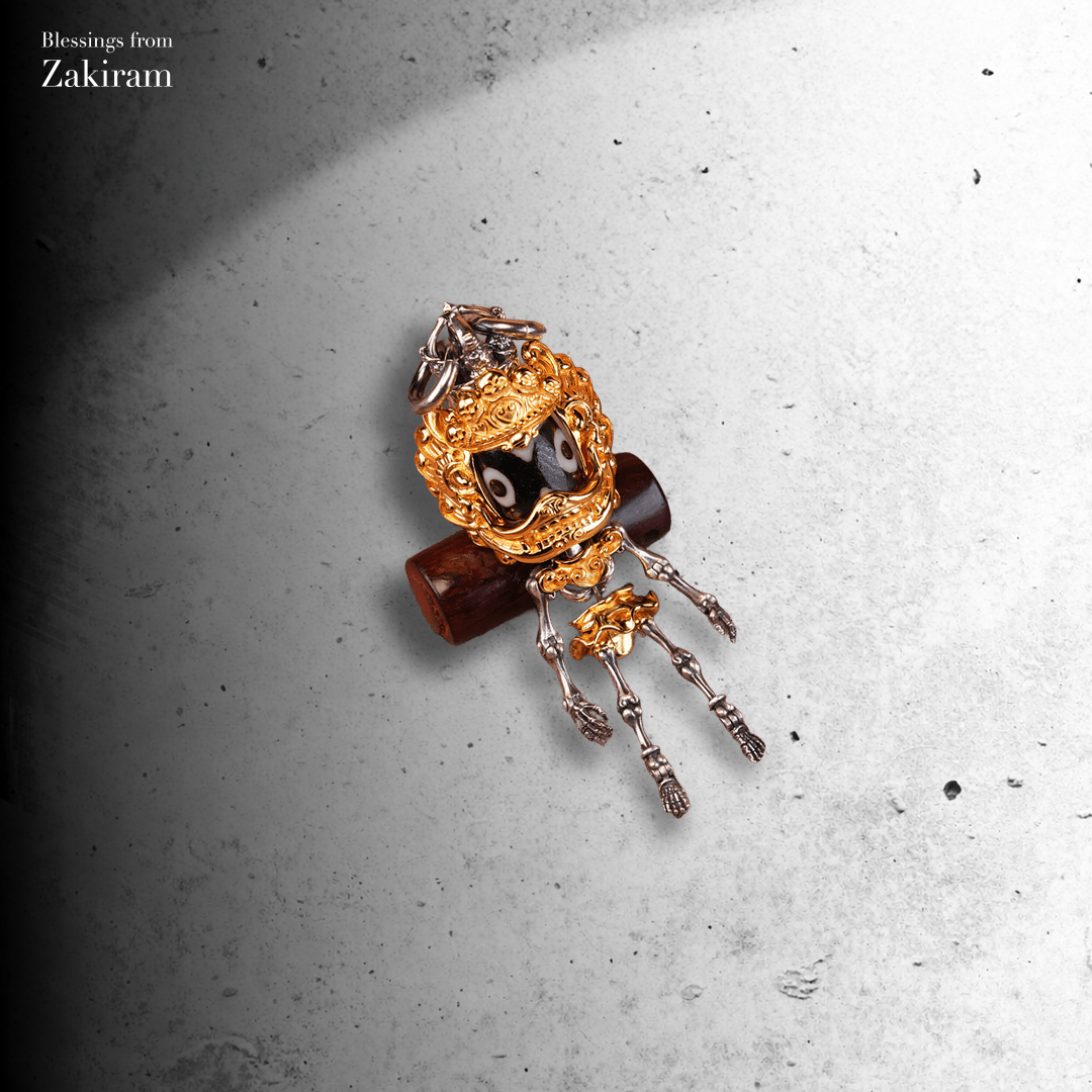 925銀  屍陀林主 阿呆 掛墜