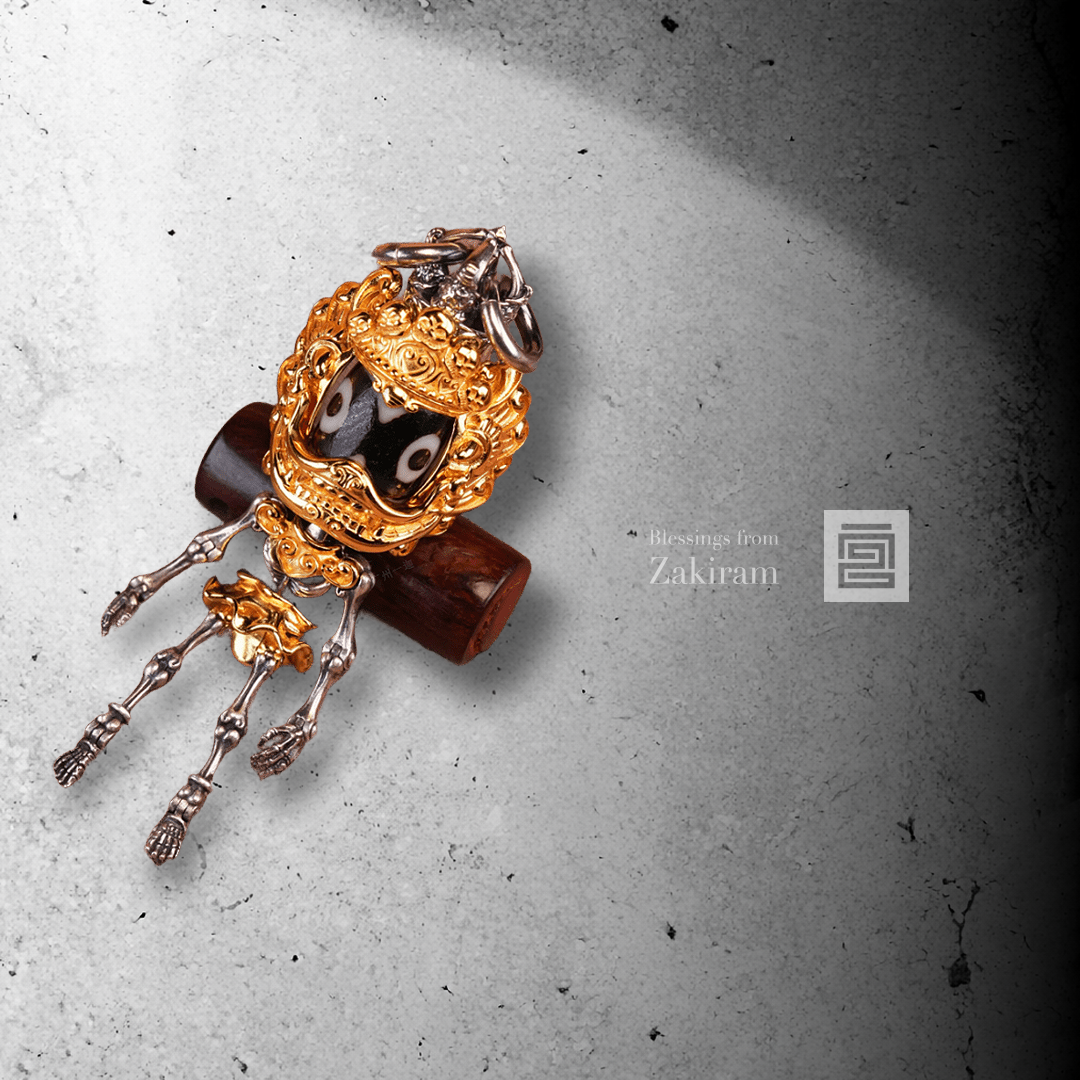 925銀  屍陀林主 阿呆 掛墜