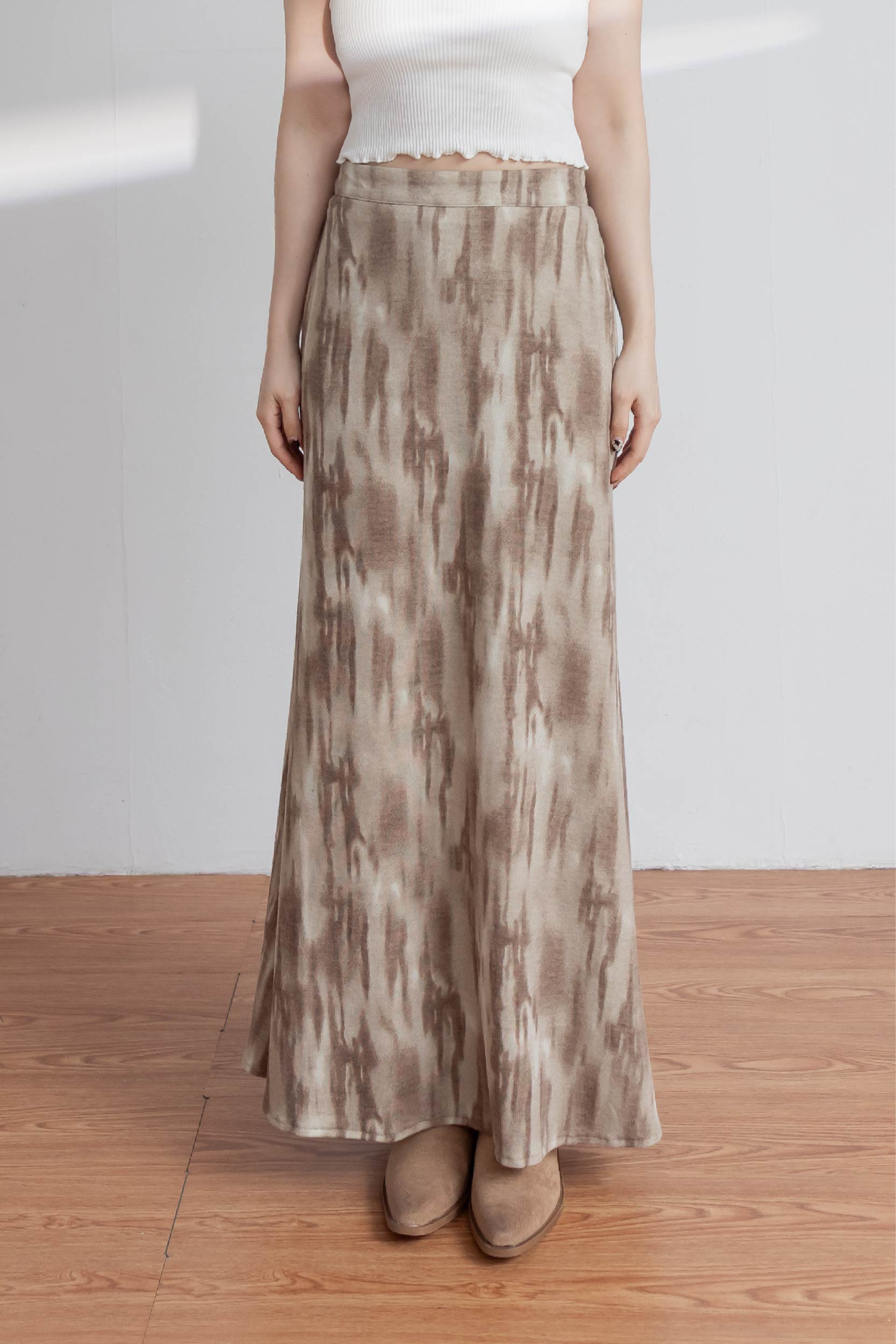 浪漫暈染垂墜長裙