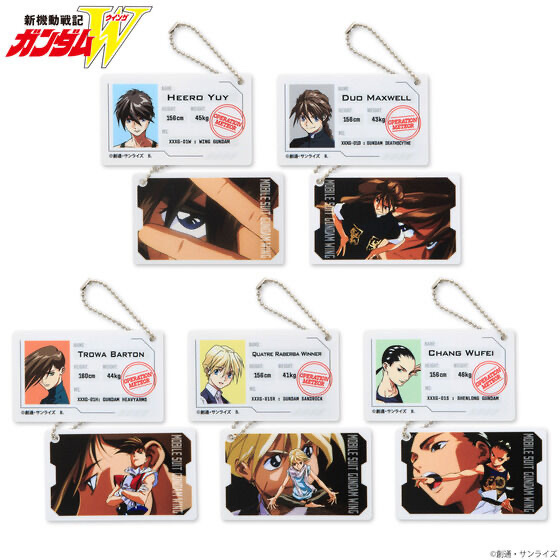 248320 Pbandai 預訂2026/5月 新機動戦記ガンダムＷ 両面デザインアクリルチャーム（全5種）