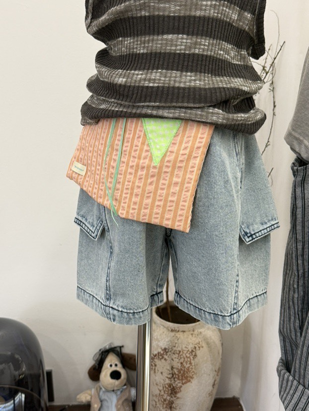 刷色工裝牛仔褲