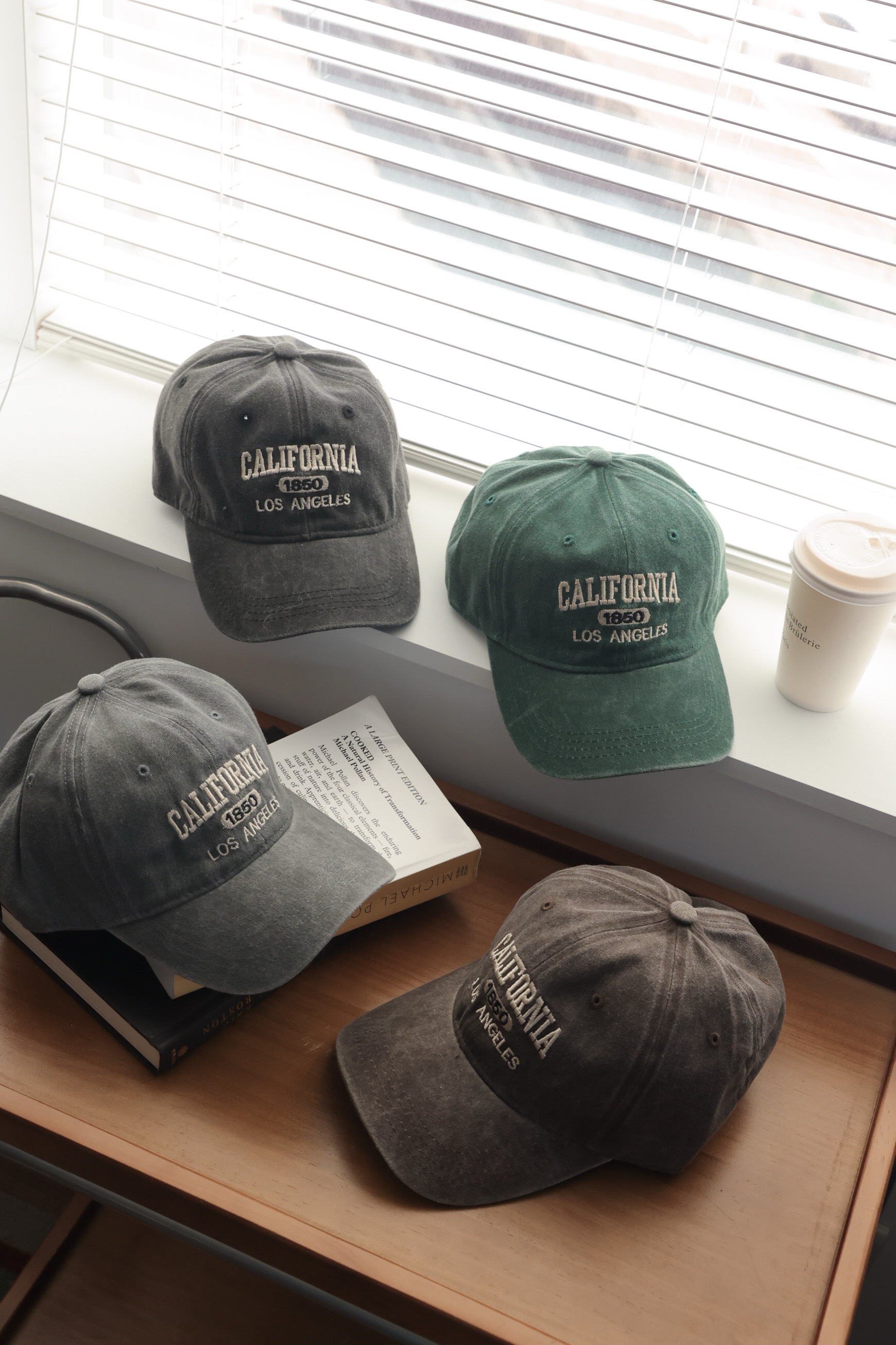 （現貨）仿舊刺繡CALIFORNIA老帽 HA70