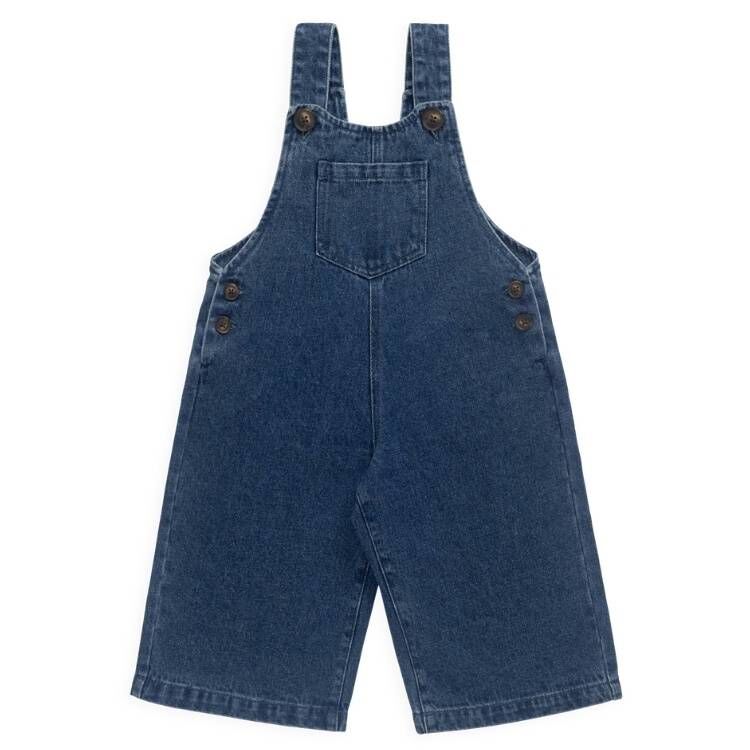 （預購）JAMIEKAY 牛仔單口袋吊帶褲 Amandine Pant - Josie Floral Denim