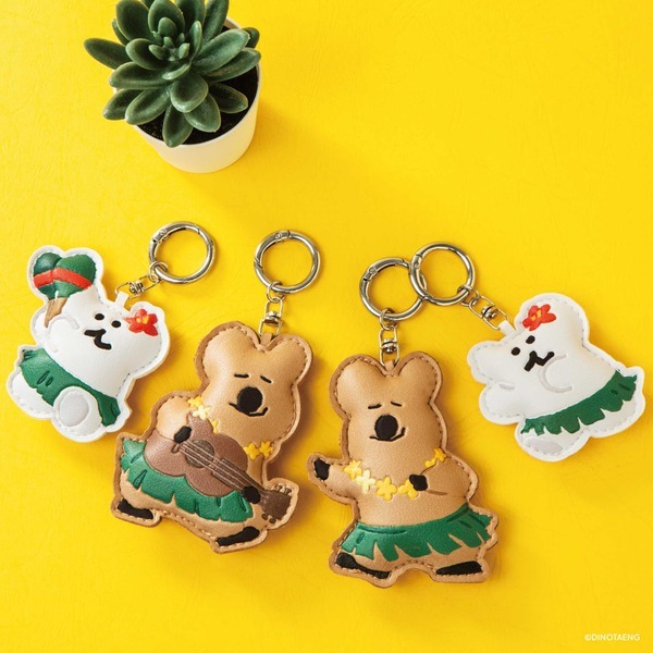 【Dinotaeng】皮革造型鑰匙圈