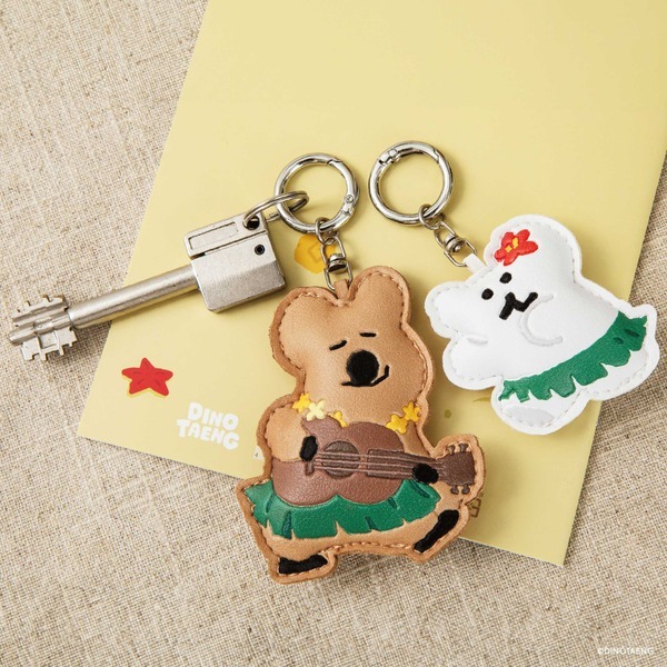 【Dinotaeng】皮革造型鑰匙圈
