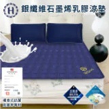 [S] HILTON Phantom Blue Silver Fiber Graphene Latex Cooling Mat, B0846-N18 (SH30)