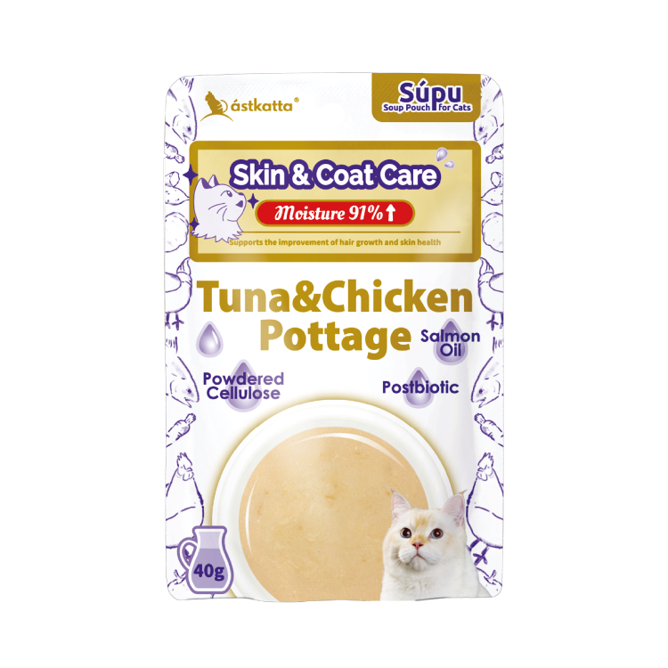 Astkatta 營養湯包 Tuna & Chicken Pottage (Skin & Coat Care 護膚美毛) 40g
