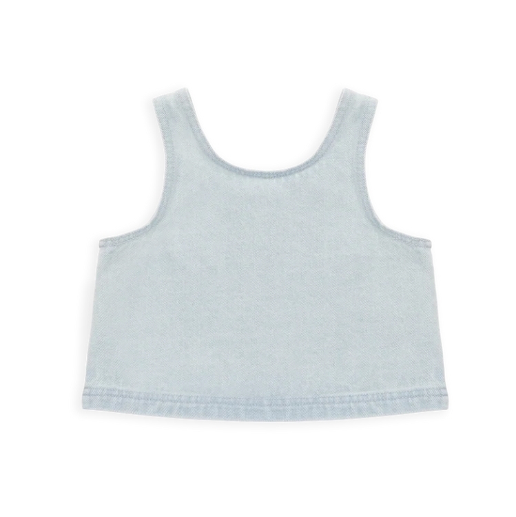 （預購）JAMIEKAY 後排釦牛仔無袖上衣 Ira Top - Summer Clouds