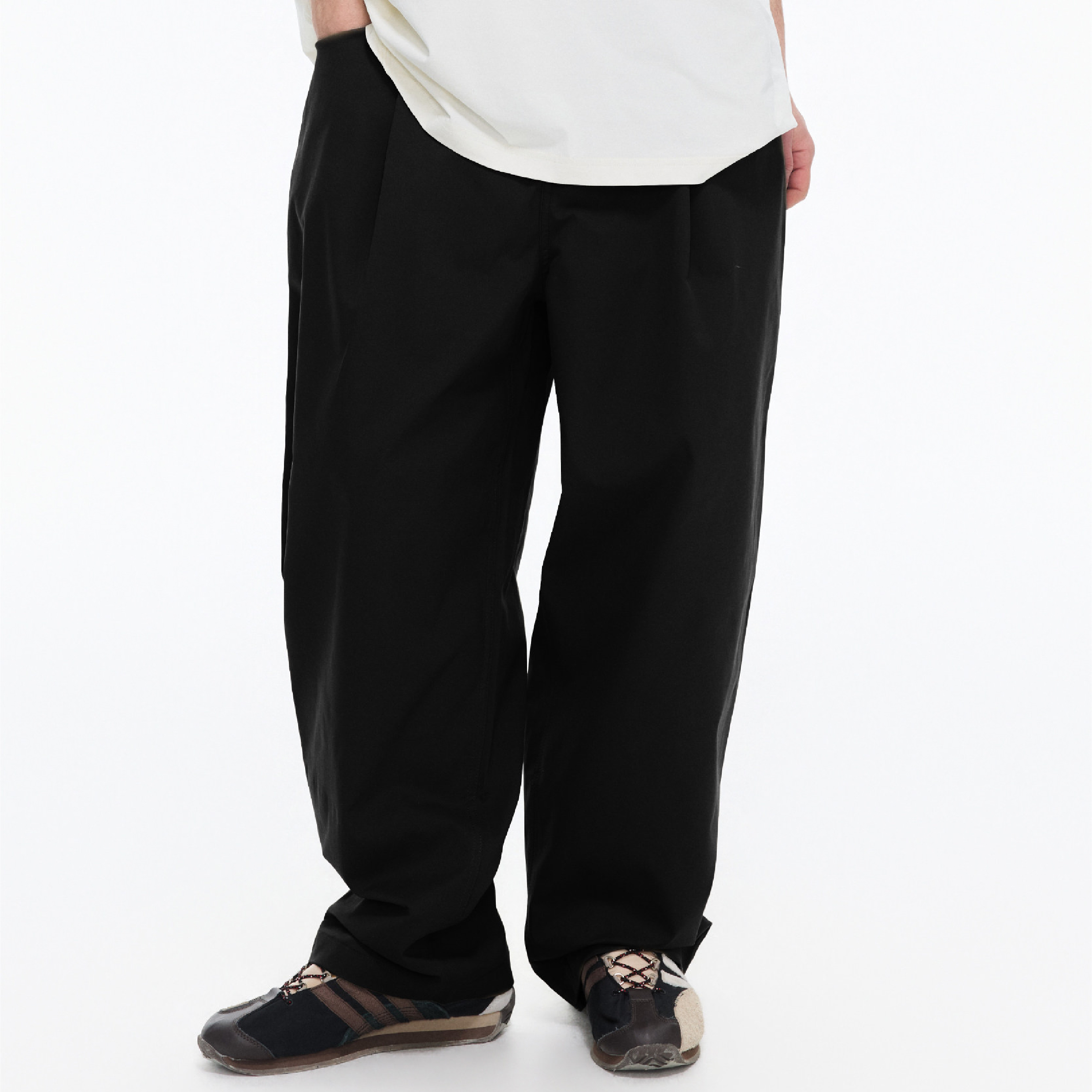 PIN SKTBS Wide-Leg Curved Pants 闊腿彎刀褲 [P-P22]