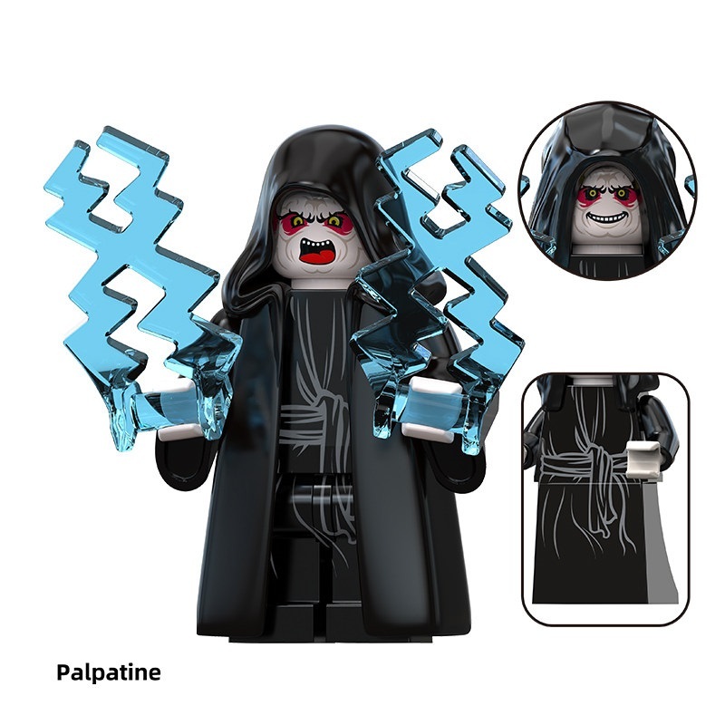 Star Wars Palpatine Custom Minifigures Minifigs Fit Lego TV6118 TV8155