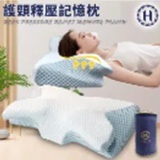 [S] HILTON 8D Wing Slow Rebound Sleep-Aiding Butterfly Snoring-Stop Sleeping Memory Pillow, SH37 (SH37)