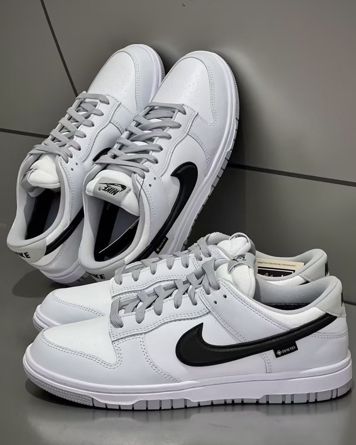 #代購 NIKE DUNK LOW GORE-TEX SMOKE GREY 復古 防水 男鞋 HQ2053-100 煙灰