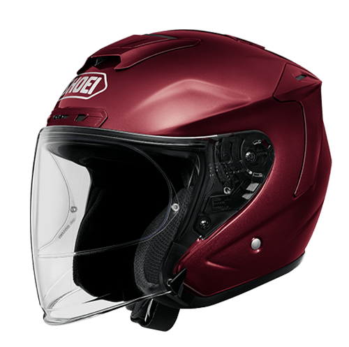 SHOEI J-FORCE IV RED 亮光紅 素色 3/4帽款