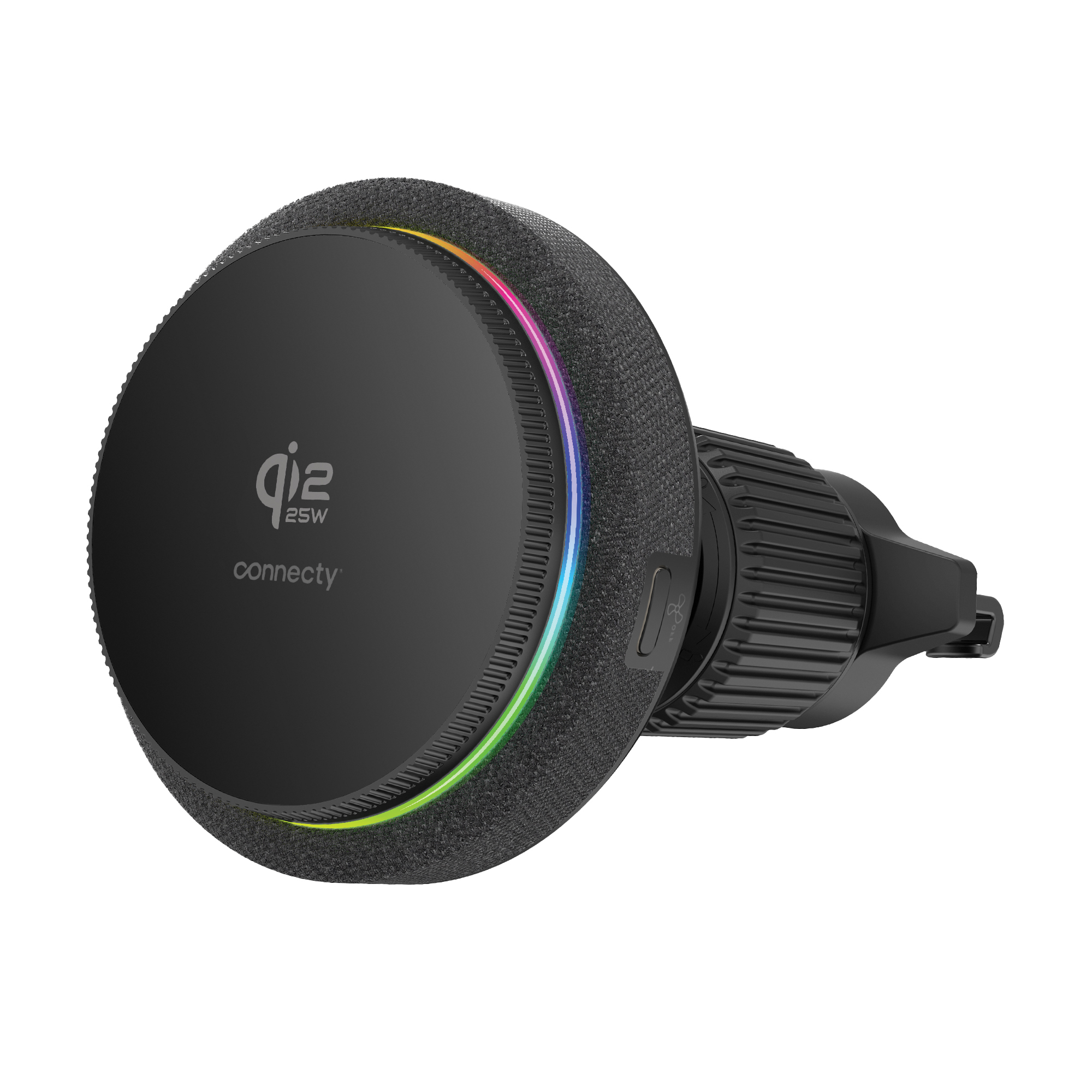 Connecty MagChill 25W Qi2.2 Auto-Cooling Magnetic Car Charging Mount CM125D