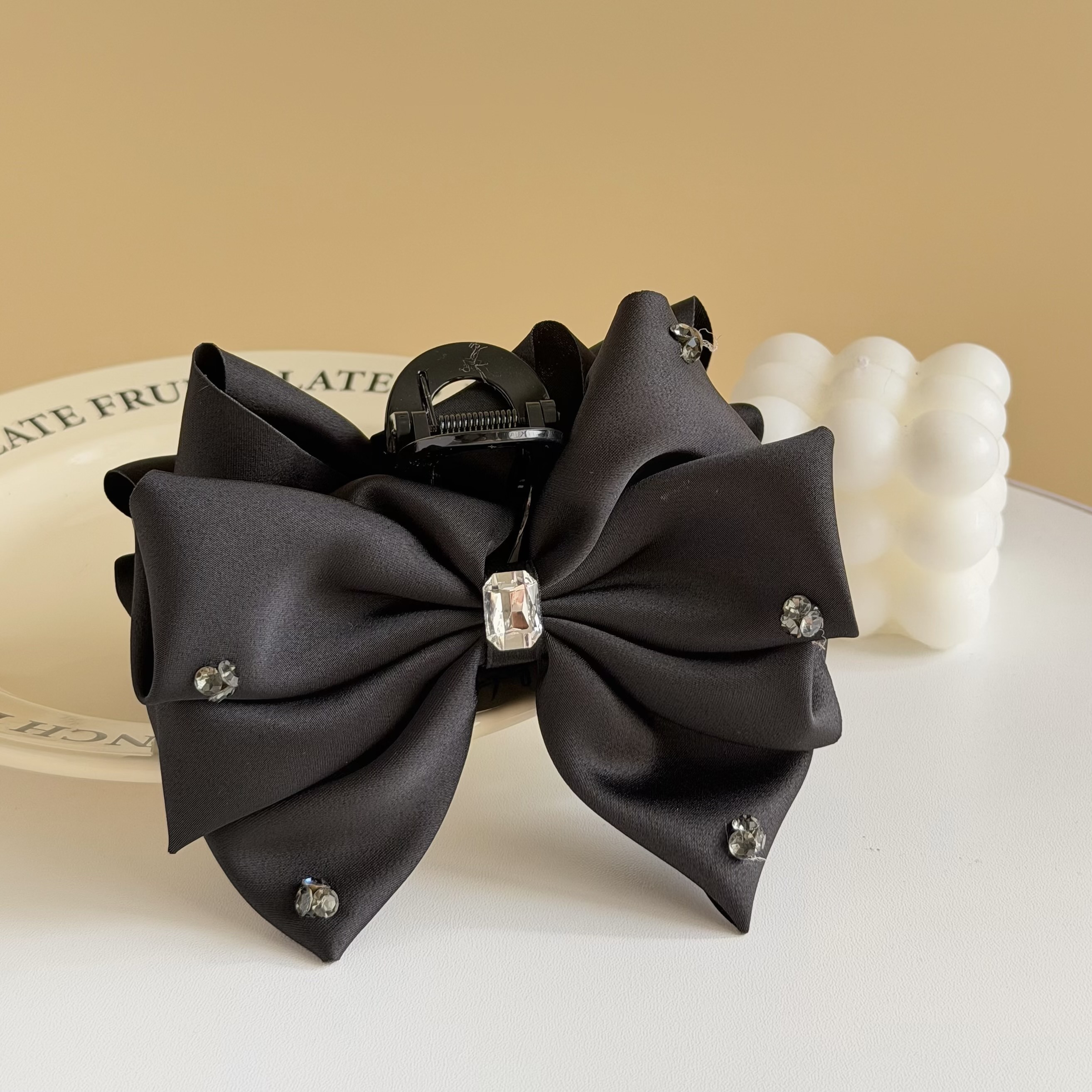 T170方鑽滑布蝴蝶結鯊魚夾