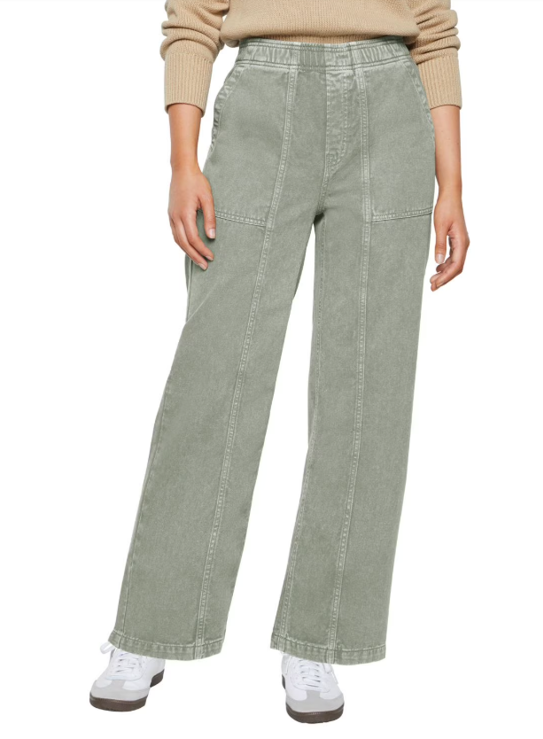 [S] GAP GREEN PULL ON PANTS, GP010664-GREEN (SZZ823)