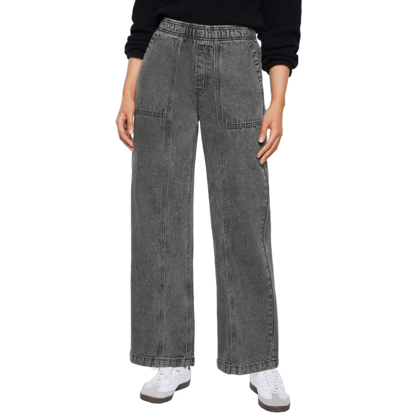 [S] GAP BLACK PULL ON PANTS, GP010664-BLACK (SZZ809)