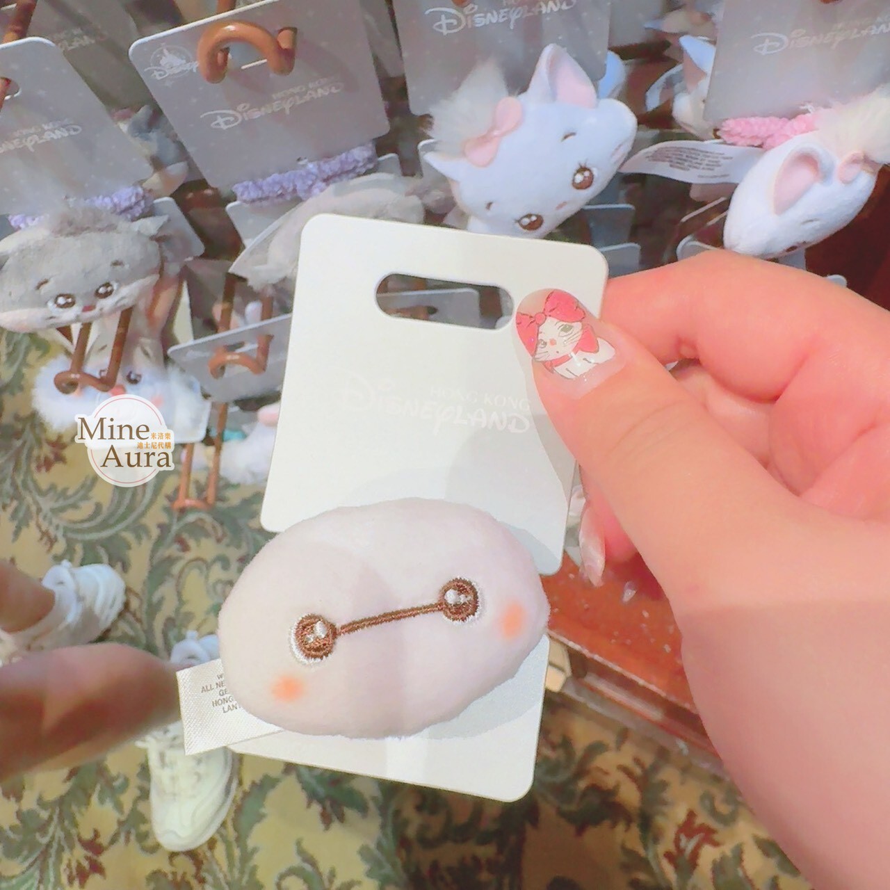 杯麵 Baymax 絨毛大頭造型 髮束 髮飾 大英雄天團 Big Hero 6 -香港迪士尼樂園