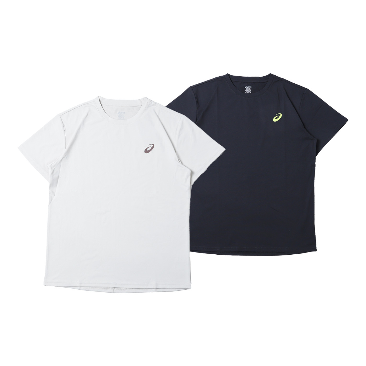 男款 ASICS TEE 黑黃 米棕 印花 標語 石墨烯 亞洲版 訓練 短T【2031F254】