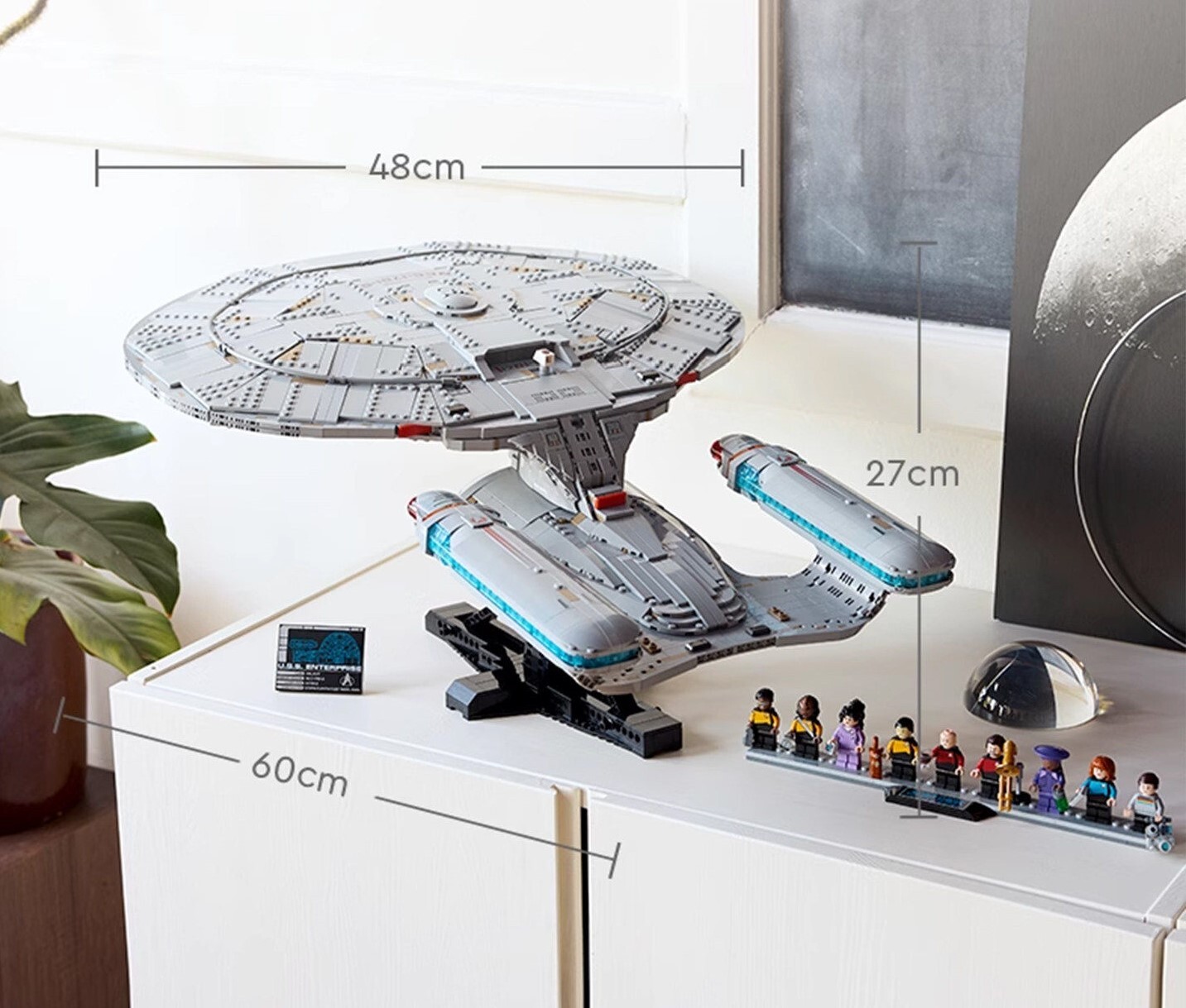 Star Trek: U.S.S. Enterprise NCC-1701-D Building Set Fit Lego NO BOX NA008