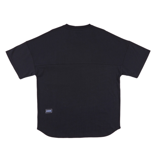 【下殺↘ $499】NCAA 短T 杜克 黑 藍刺繡 落肩 隱藏口袋T 短袖 中性 7325102420