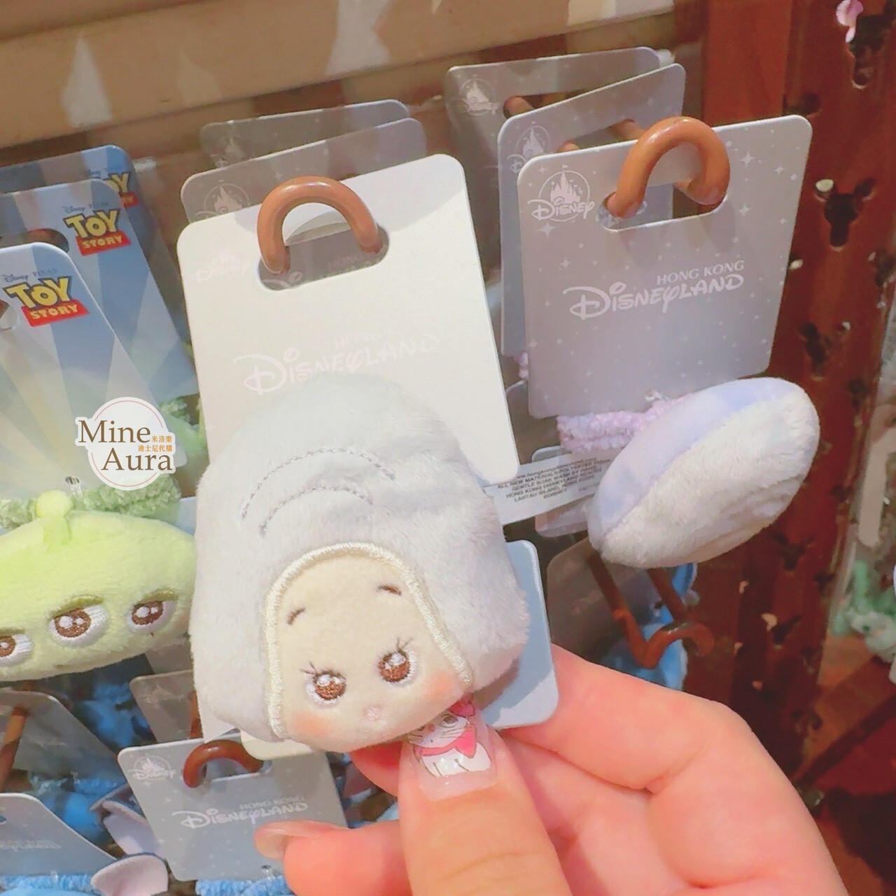 牡蠣寶寶 絨毛大頭造型 髮束 髮飾 愛麗絲夢遊仙境 Alice in Wonderland -香港迪士尼樂園