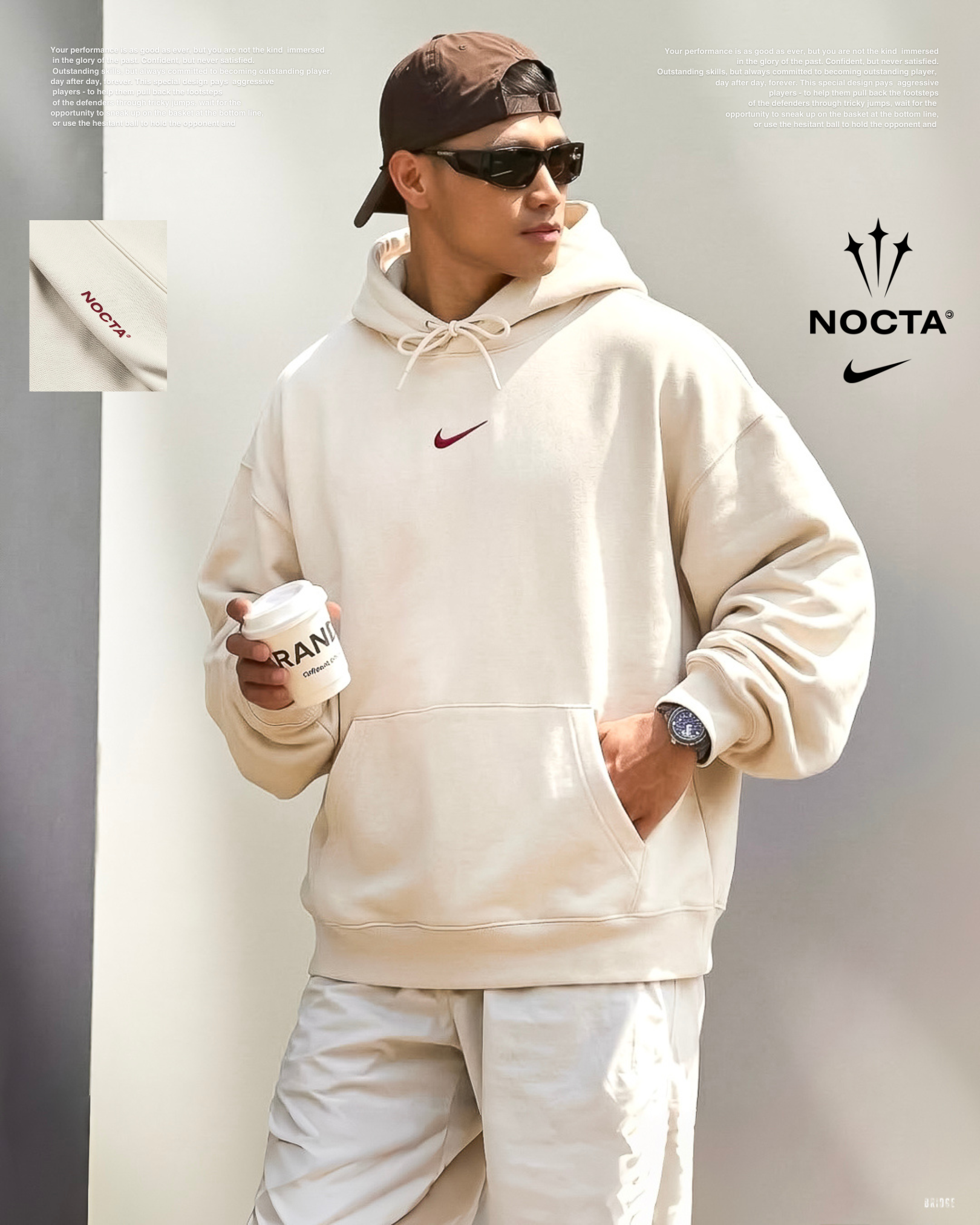 『 限時１日 緊急突發 』NIKE x NOCTA 姆巴佩親穿款 帽Ｔ