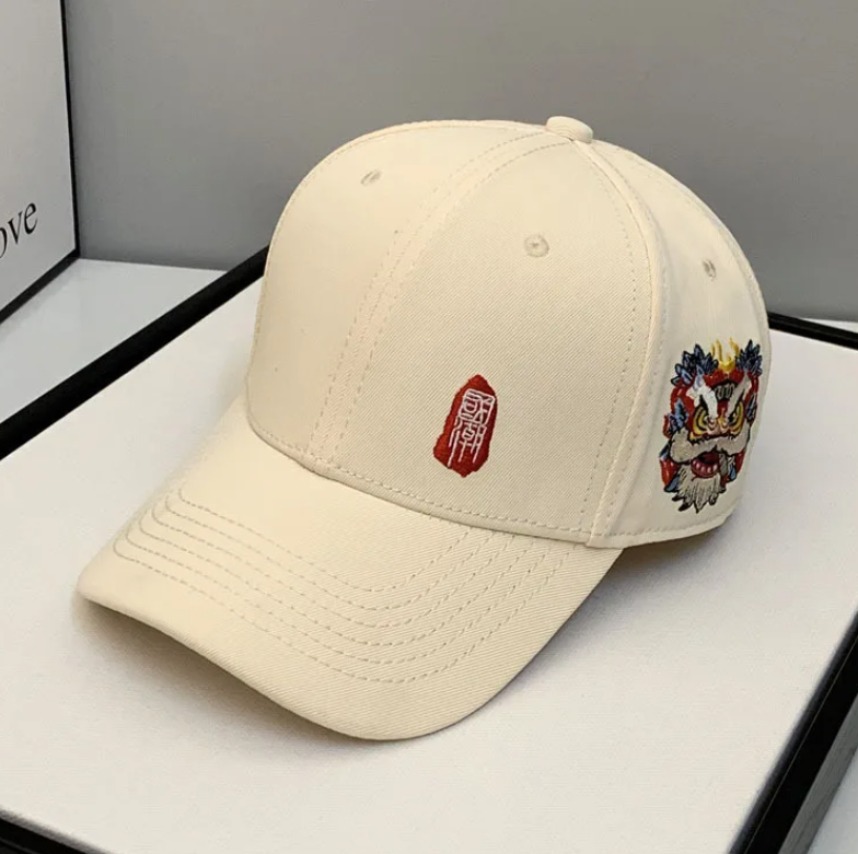 [S] HEA LION HEAD CAP,CREAM, SZZ772 (SZZ772)