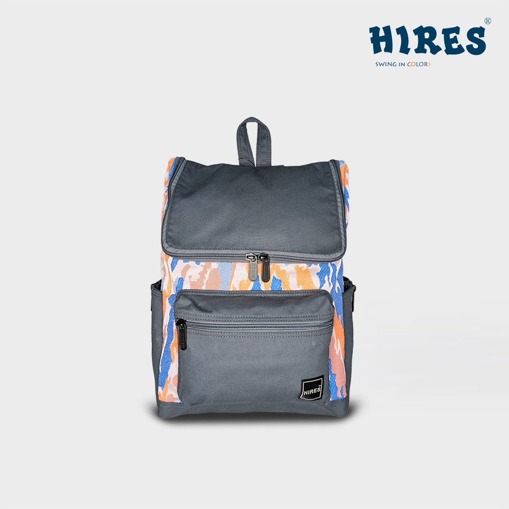 【HIRES】橘色雲彩系列 大型掀蓋後背包