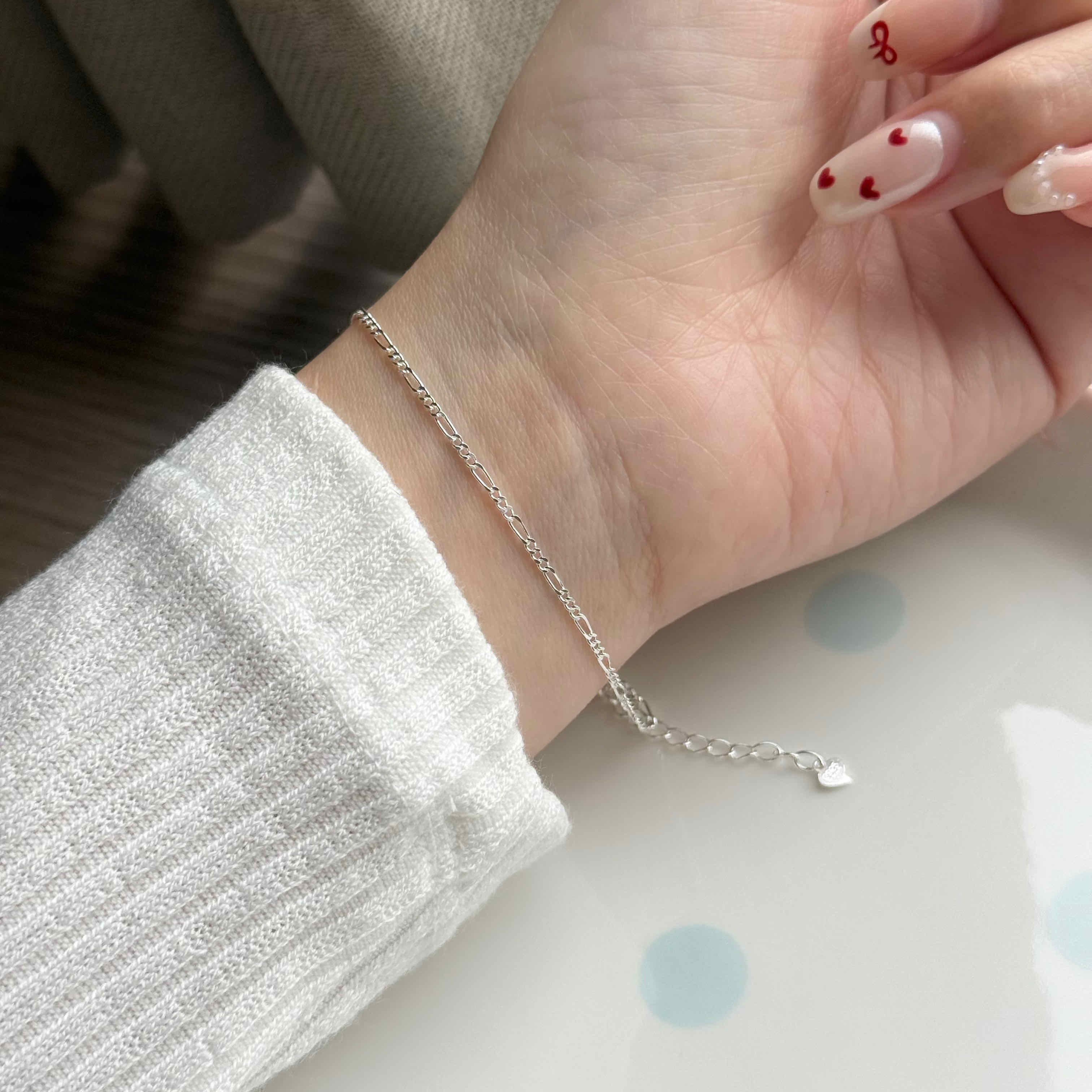 🇰🇷925 silver 氣質鏈條手鍊